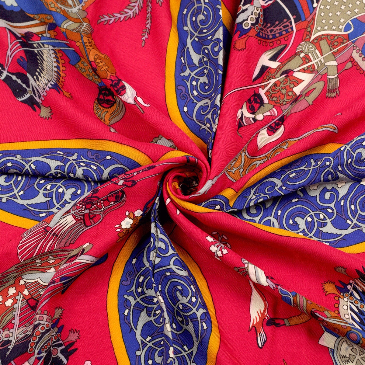 Hermes Cashmere Shawl 140cm "Poesie Persane" by Julia Abadie | Scarf Carre Foulard