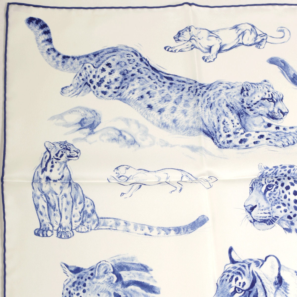 Hermes Scarf "Dans l'Atelier de Robert Dallet" by Robert Dallet 90cm Silk | Carre Foulard
