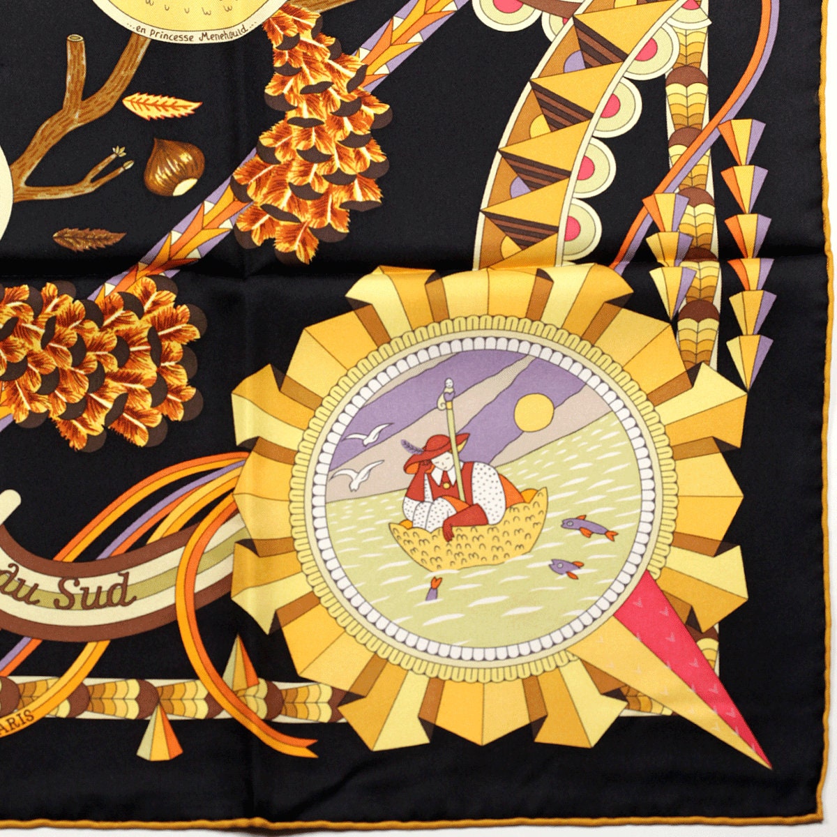 Hermes Scarf "Ombrelle Magique" by Pierre Marie 90cm Silk