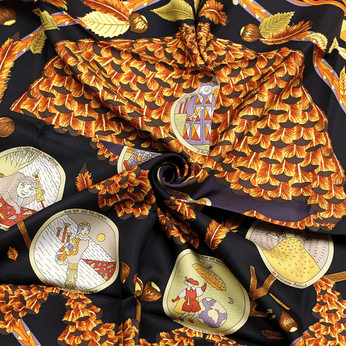 Hermes Scarf "Ombrelle Magique" by Pierre Marie 90cm Silk