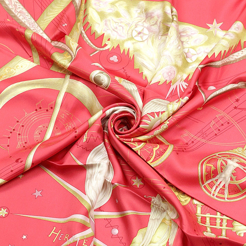 Hermes Scarf "Quintessence" by Zoe Pauwels 90cm Silk