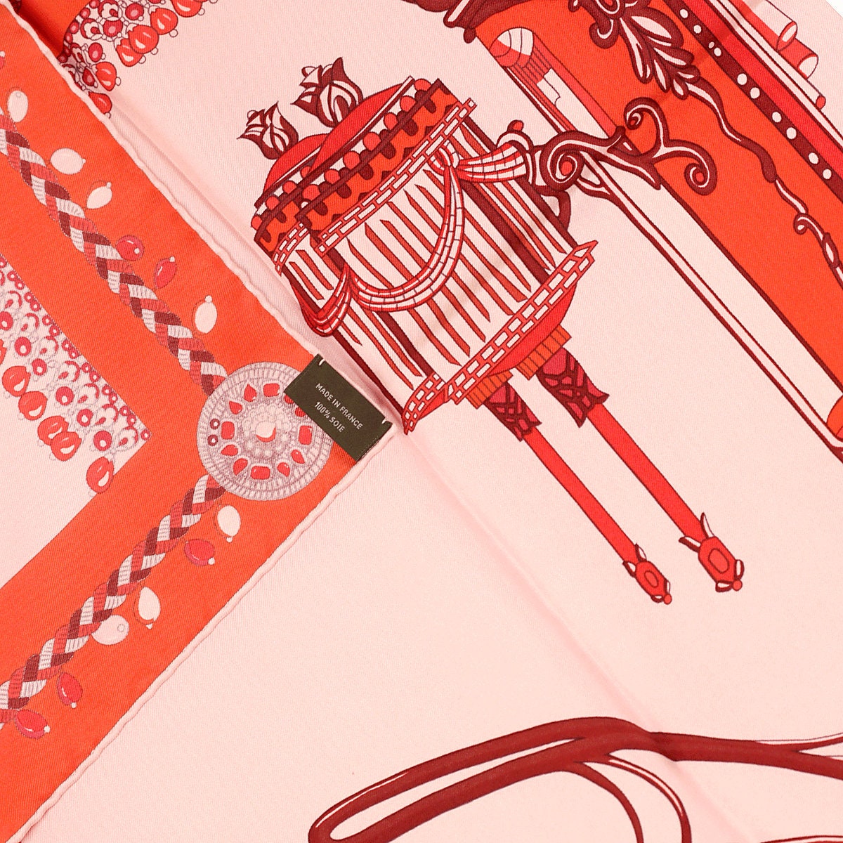 Hermes Scarf "Coupé de Gala" by Wlodek Kaminski 90cm Silk Wash Scarf | Carre Foulard