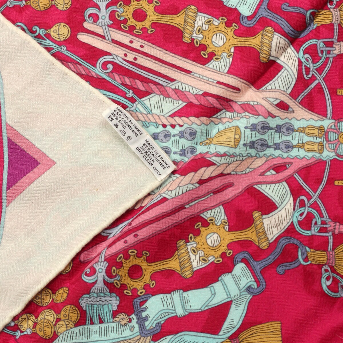 Hermes Cashmere Shawl 140cm GM "Bouquets Selliers" by Pierre Marie | Scarf Carre Foulard