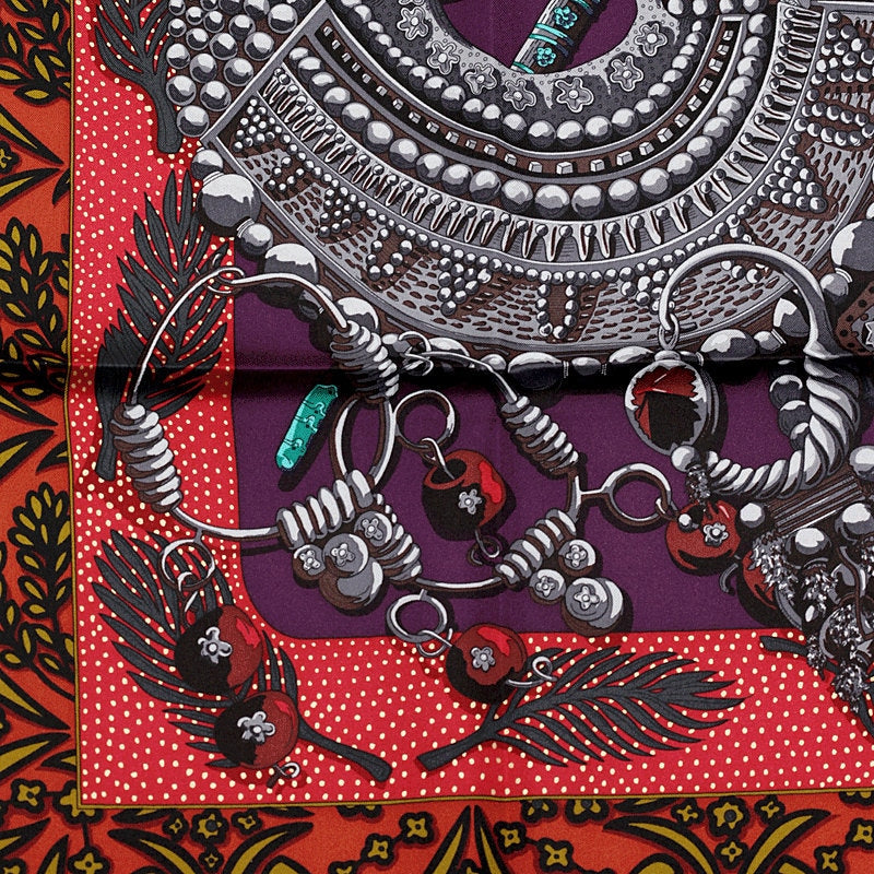 Hermes Scarf "Reine de Palmyre" by Annie Faivre 90cm Silk