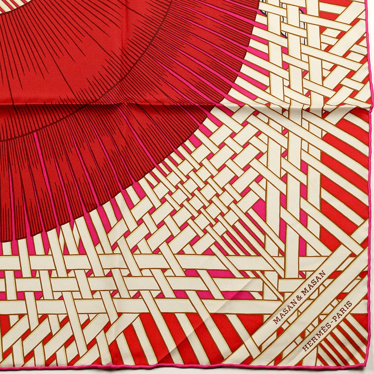 Hermes Scarf "Masan & Masan" by Terawat Teankaprasith 90cm Silk