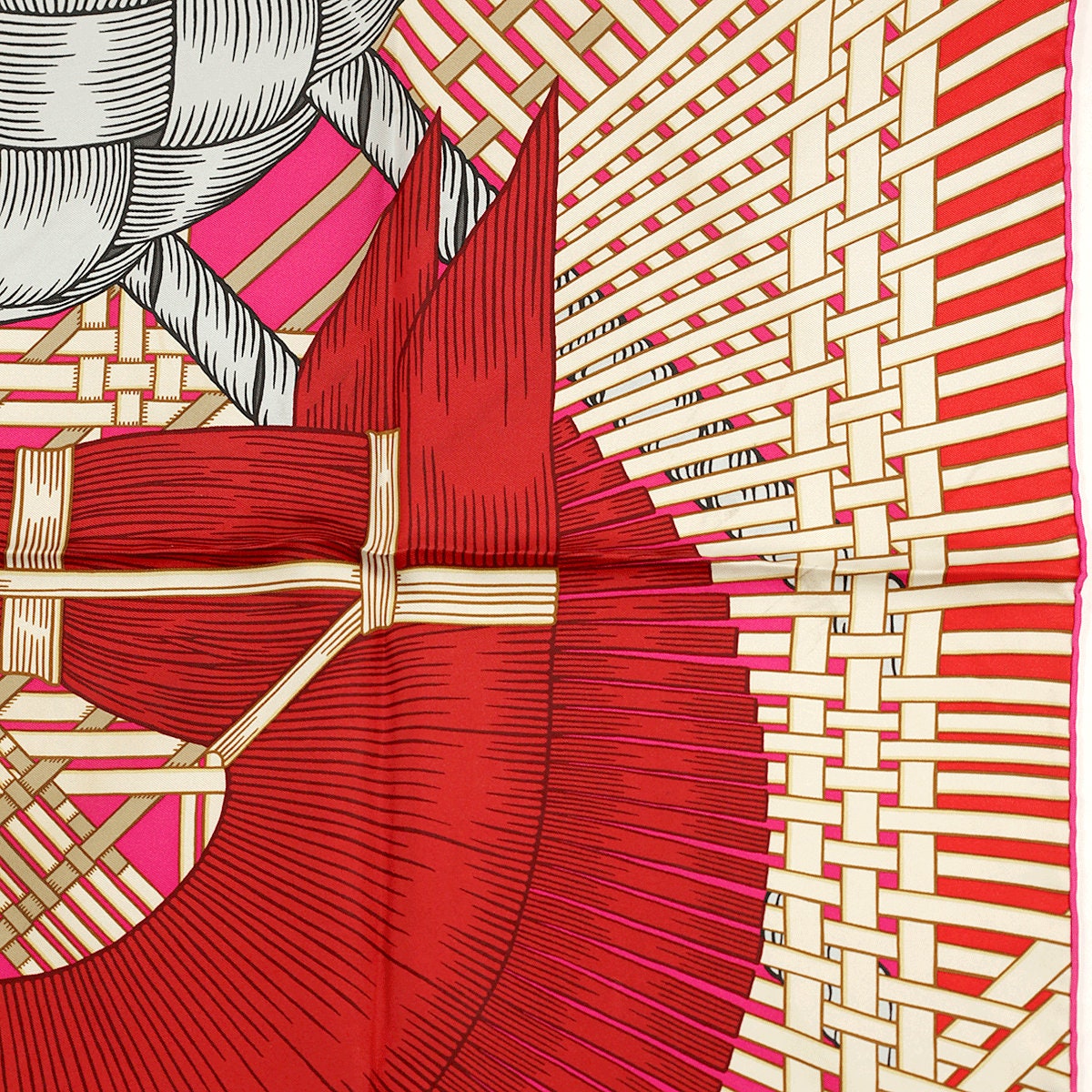 Hermes Scarf "Masan & Masan" by Terawat Teankaprasith 90cm Silk