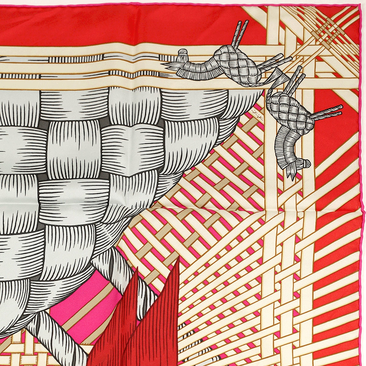 Hermes Scarf "Masan & Masan" by Terawat Teankaprasith 90cm Silk