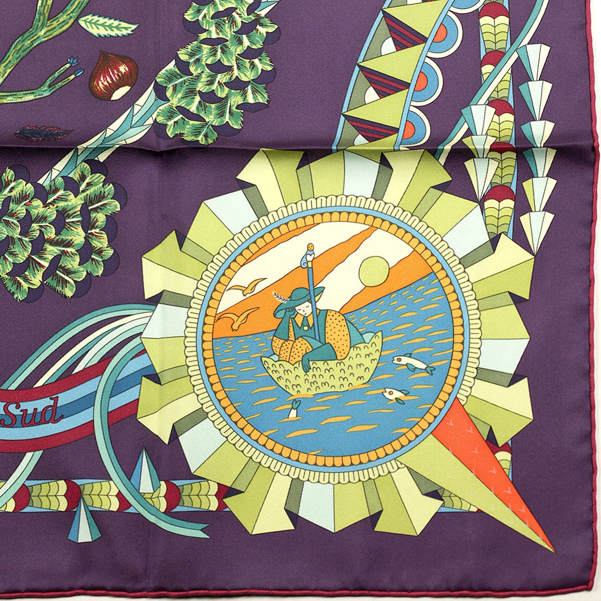 Hermes Scarf "Ombrelle Magique" by Pierre Marie 90cm Silk | Carre Foulard