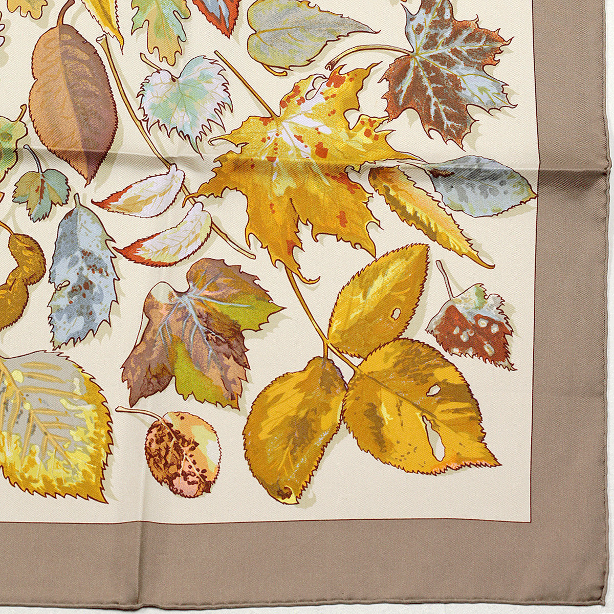 Hermes Scarf "Tourbillon" by Christiane Vauzelles 90cm Silk