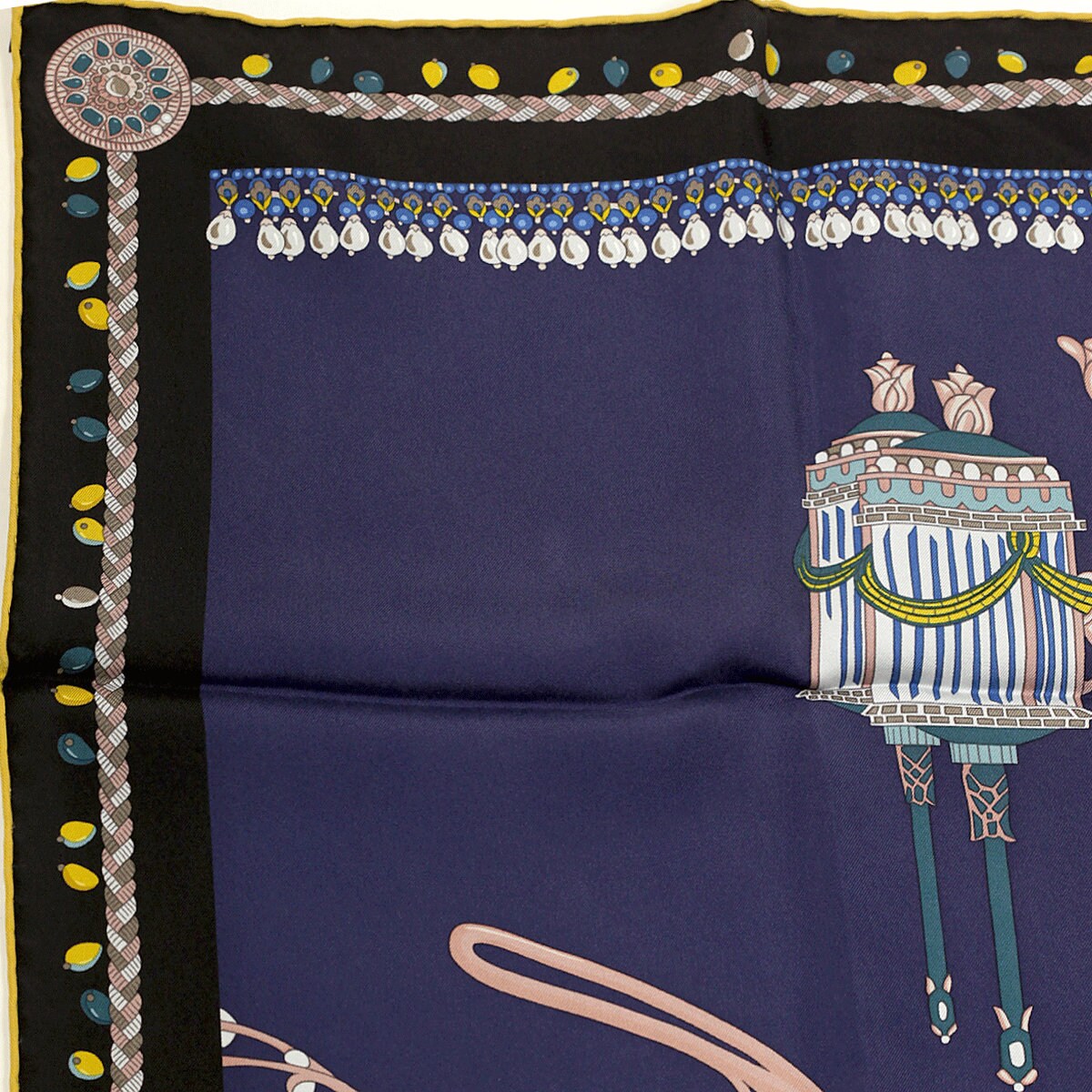 Hermes Scarf "Coupé de Gala" by Wlodek Kaminski 90cm Silk Wash Scarf
