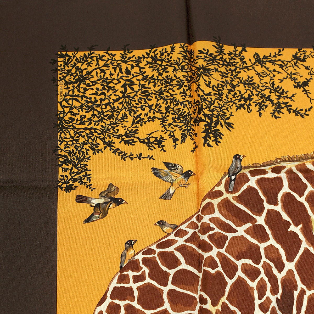 Hermes Scarf "Les Girafes" by Robert Dallet 90cm Silk | Grail
