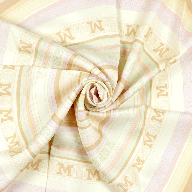 Hermes Scarf "Tohu Bohu" by Claudia Stuhlhofer Mayr 90cm Silk