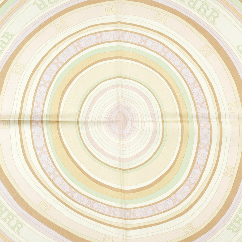 Hermes Scarf "Tohu Bohu" by Claudia Stuhlhofer Mayr 90cm Silk