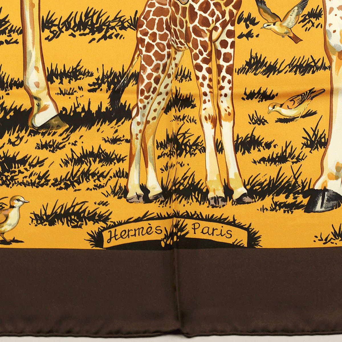 Hermes Scarf "Les Girafes" by Robert Dallet 90cm Silk | Grail