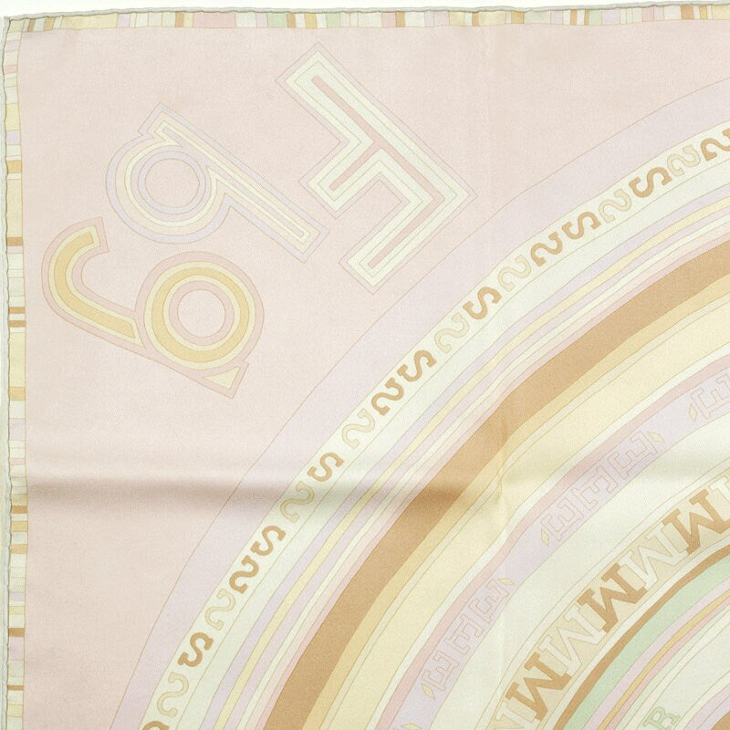 Hermes Scarf "Tohu Bohu" by Claudia Stuhlhofer Mayr 90cm Silk