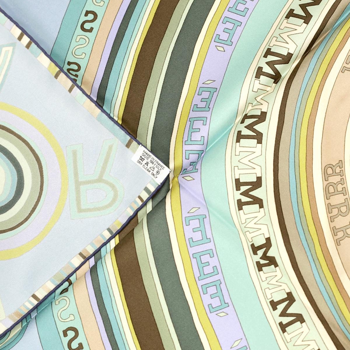 Hermes Scarf "Tohu Bohu" by Claudia Stuhlhofer Mayr 90cm Silk | Carre