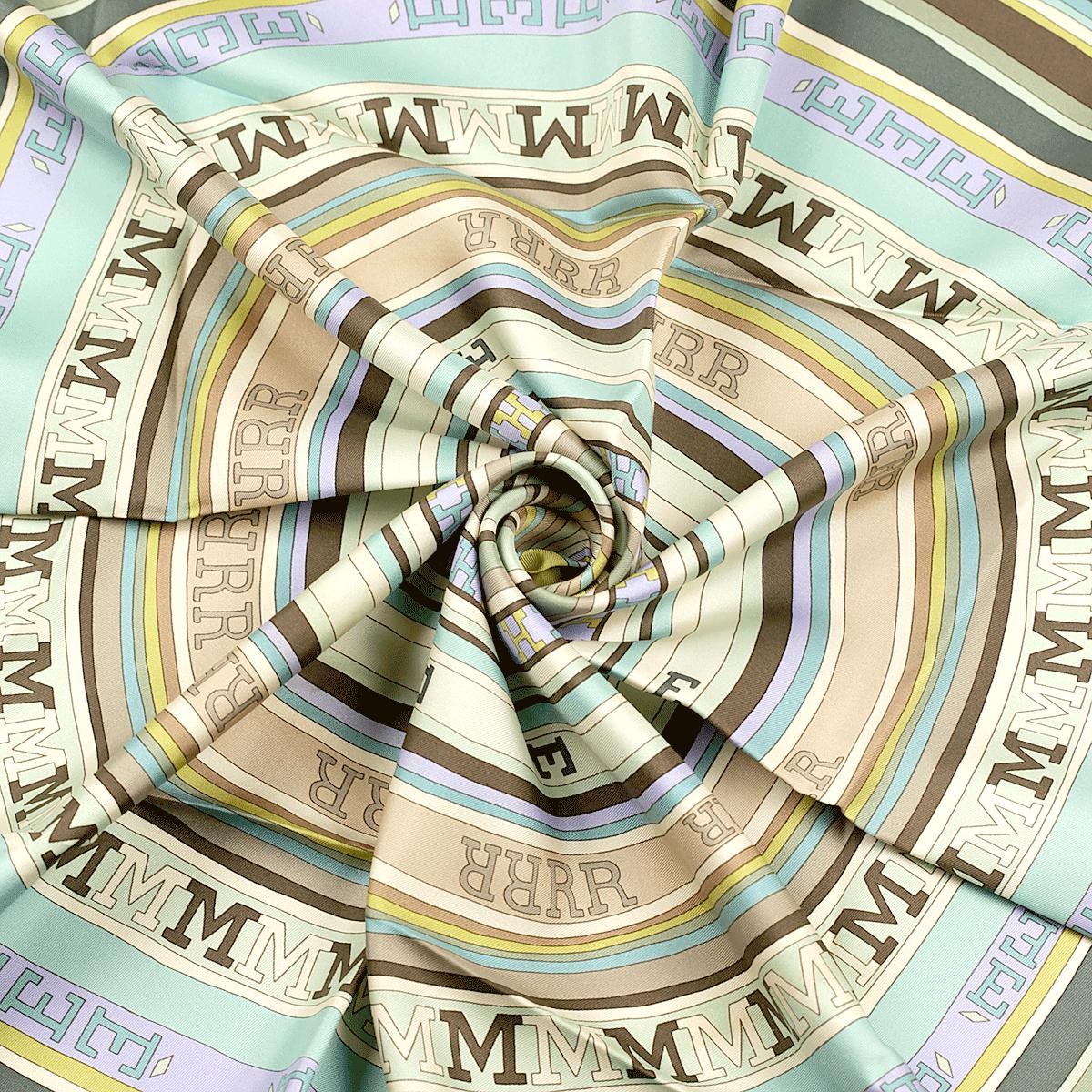 Hermes Scarf "Tohu Bohu" by Claudia Stuhlhofer Mayr 90cm Silk | Carre