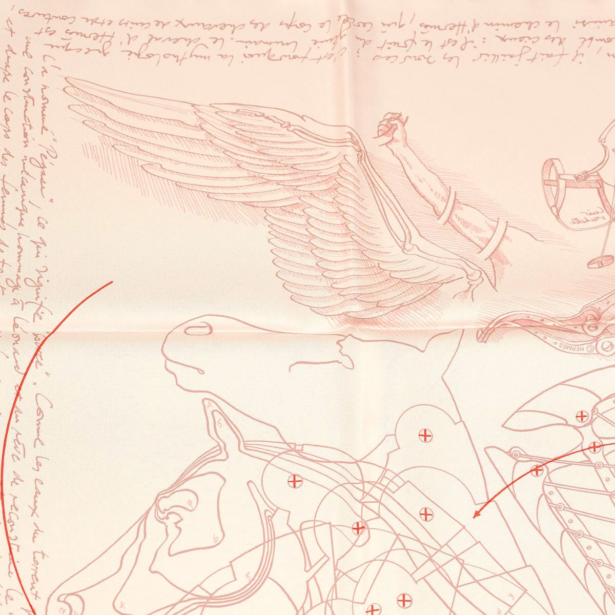 Hermes Scarf "Le Pegase d'Hermes" by Christian Renonciat 90cm Silk | Grail