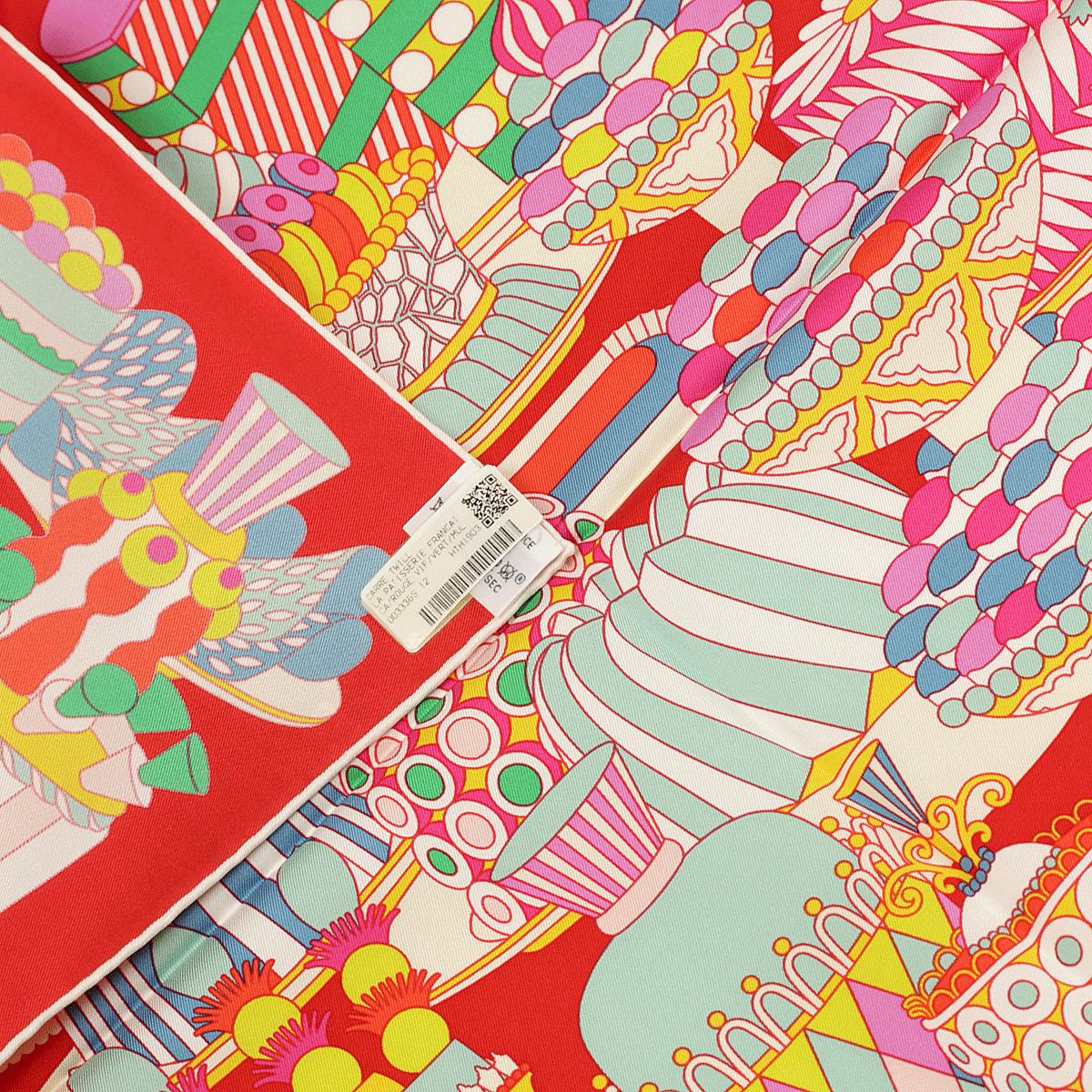 Hermes Scarf "La Patisserie Francaise" by Pierre Marie 90cm Silk | Carre Foulard