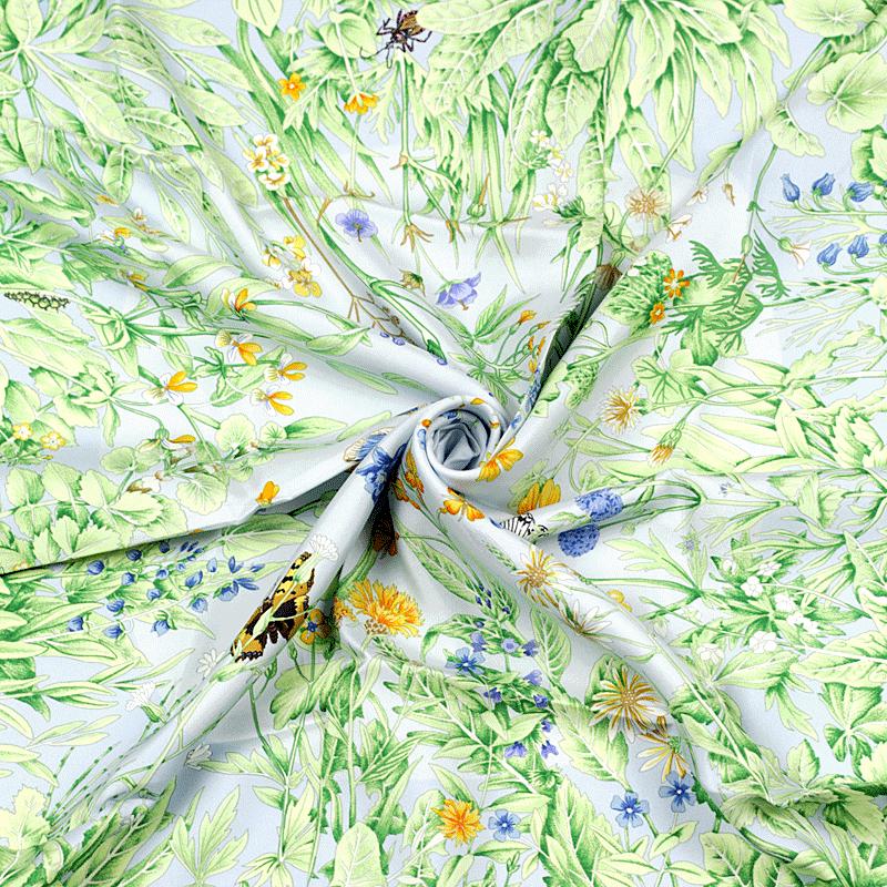 Hermes Scarf "La Prairie" by Antoine De Jacquelot 90cm Silk