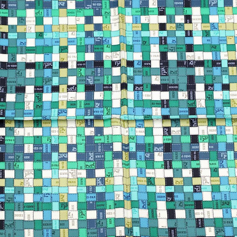 Hermes Scarf "Bolduc au Carre" by Caty Latham 90cm Silk | Carre Foulard