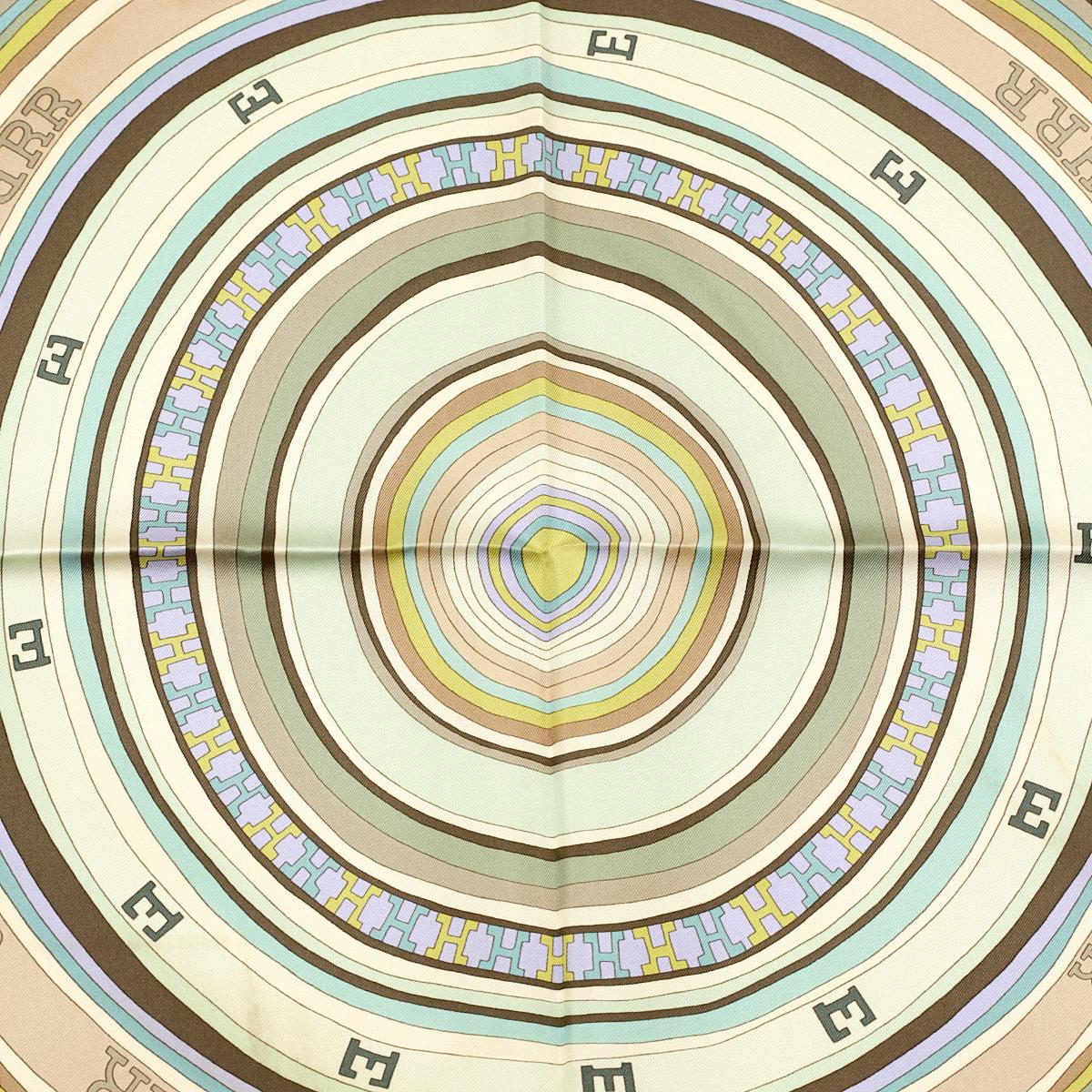 Hermes Scarf "Tohu Bohu" by Claudia Stuhlhofer Mayr 90cm Silk | Carre