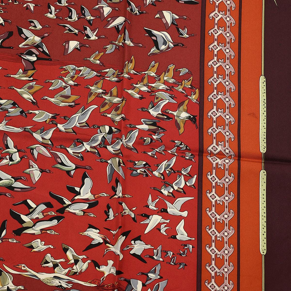 Hermes Scarf "Libres Comme l'Air" by Annie Faivre 90cm Silk | Carre Foulard