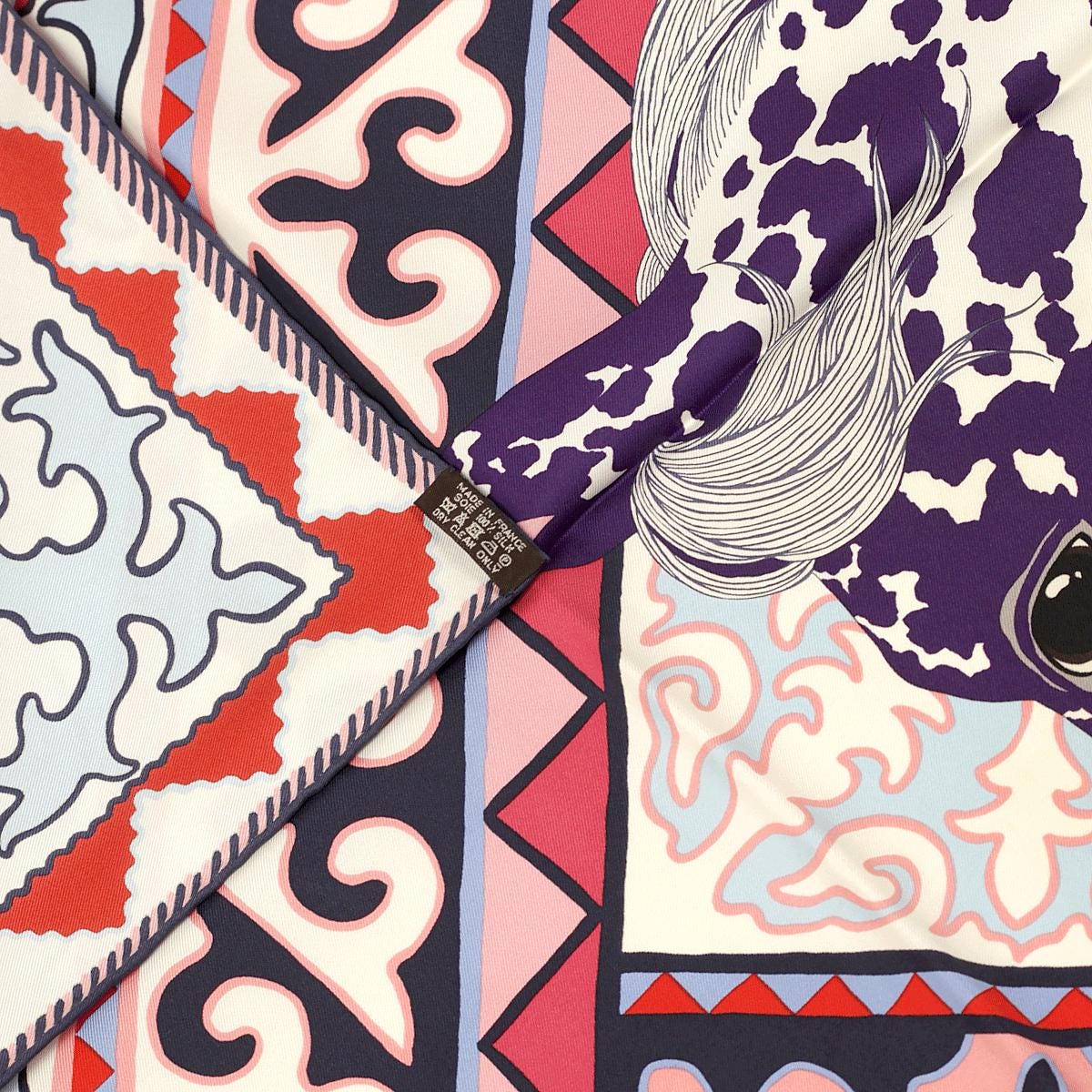 Hermes Scarf "Appaloosa des Steppes" by Alice Shirley 90cm Silk | Grail