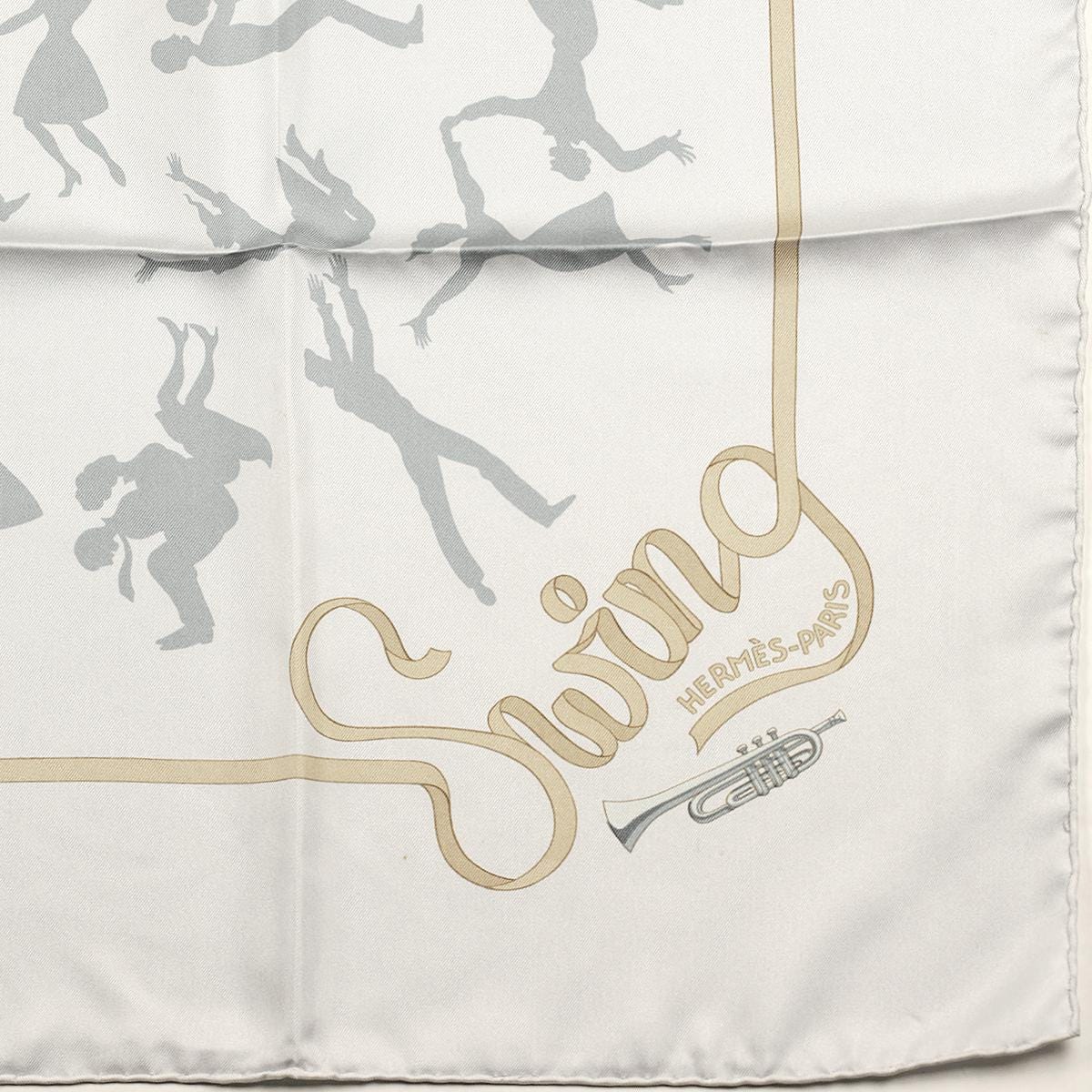 Hermes Scarf "Boogie Woogie" by Sophie Koechlin 90cm Silk