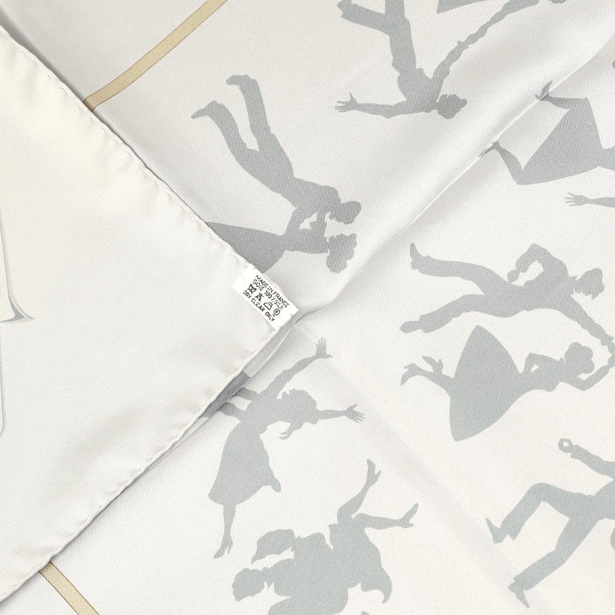 Hermes Scarf "Boogie Woogie" by Sophie Koechlin 90cm Silk