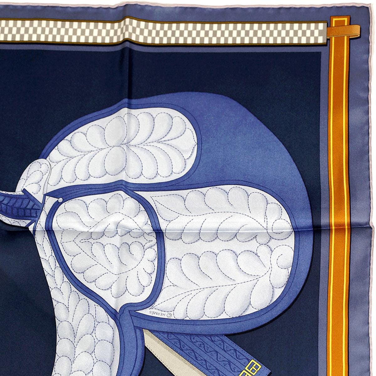 Hermes Scarf "Lettres Equestres" 90cm Silk | Carre Foulard