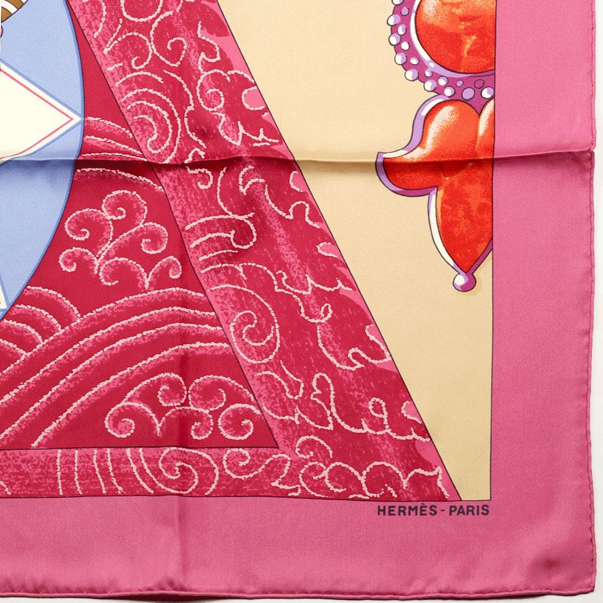 Hermes Scarf "Tibet II" by Caty Latham 90cm Silk