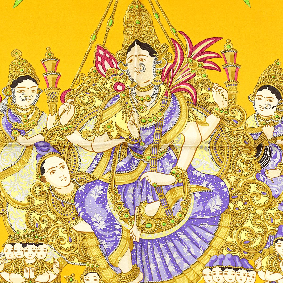 Hermes Scarf "India" by Caty Latham 90cm Silk | Carre