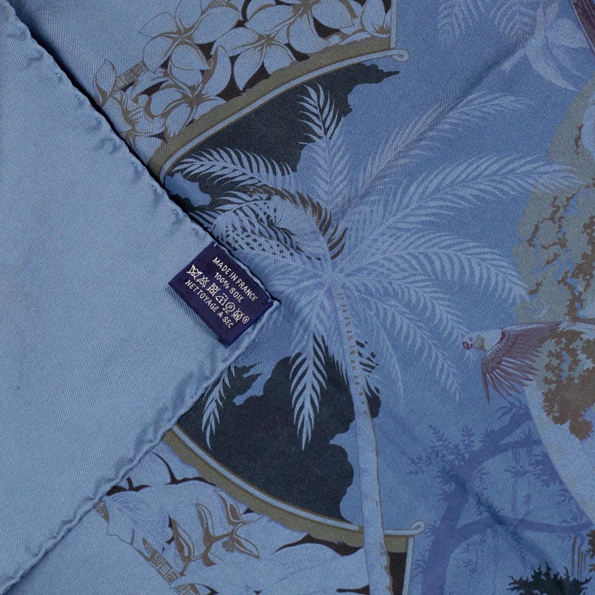 Hermes Scarf "Aloha" by Laurence Bourthoumieux 70cm Dip-Dye Silk | Carre Foulard