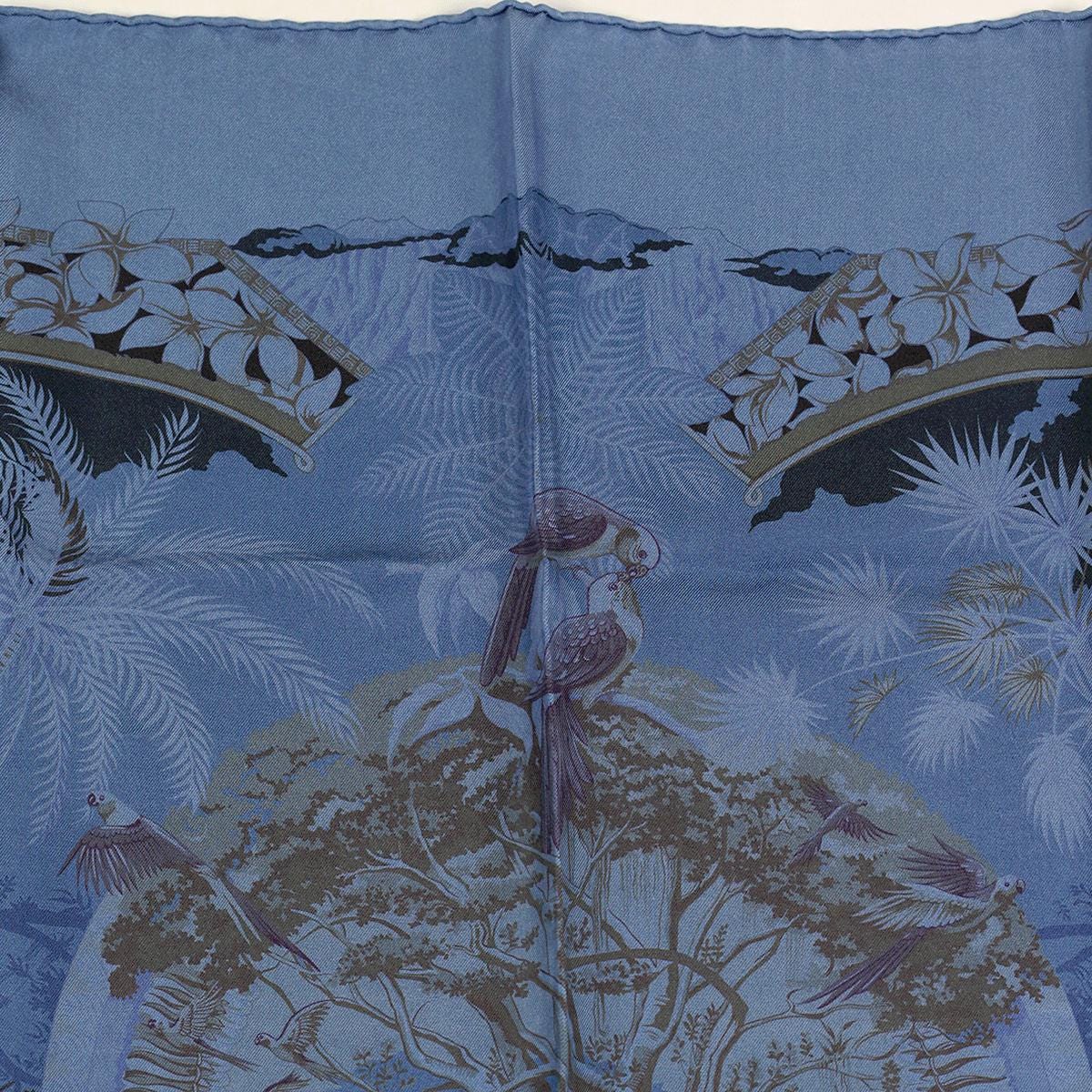 Hermes Scarf "Aloha" by Laurence Bourthoumieux 70cm Dip-Dye Silk | Carre Foulard