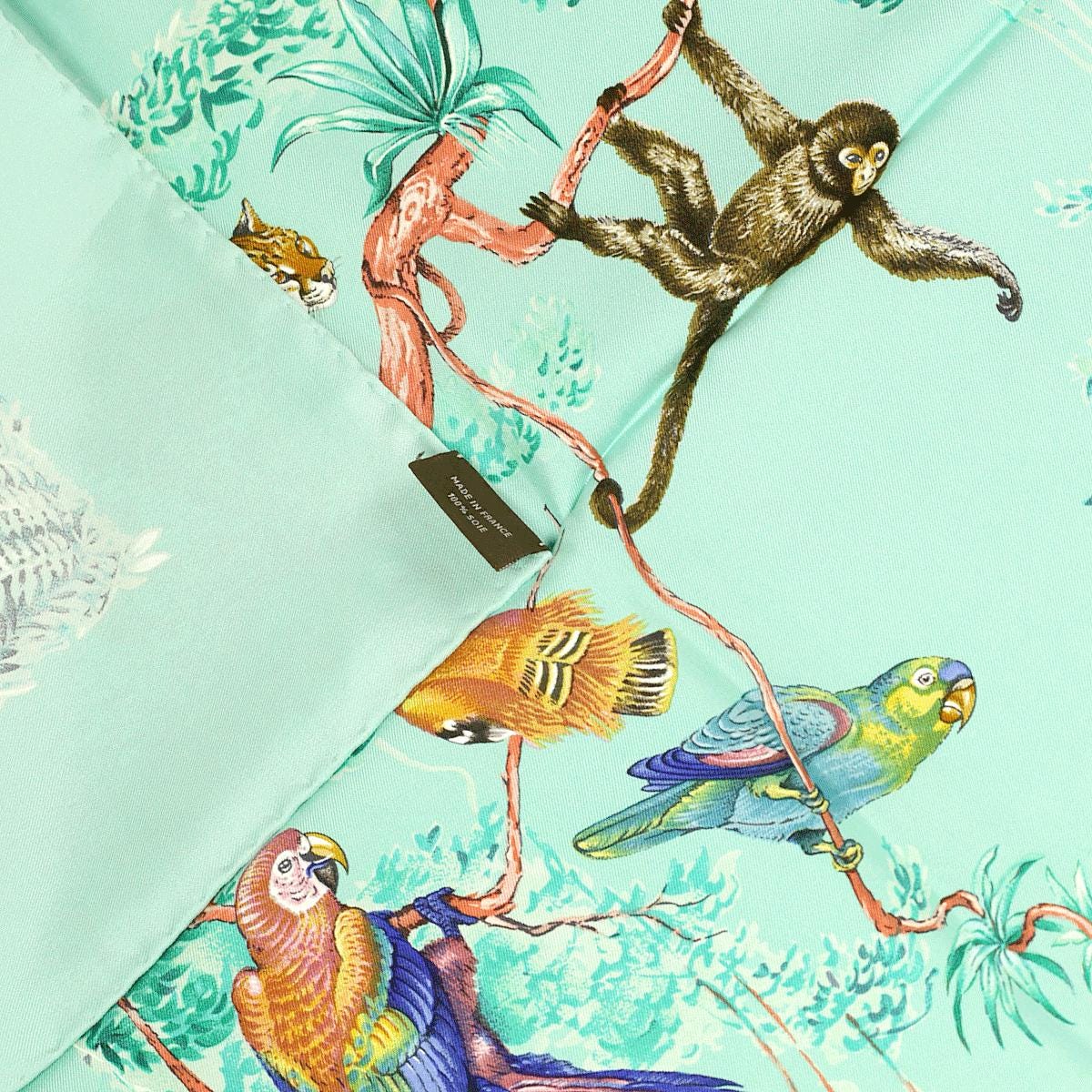 Hermes Scarf "Equateur" by Robert Dallet 90cm Silk | Wash Carre