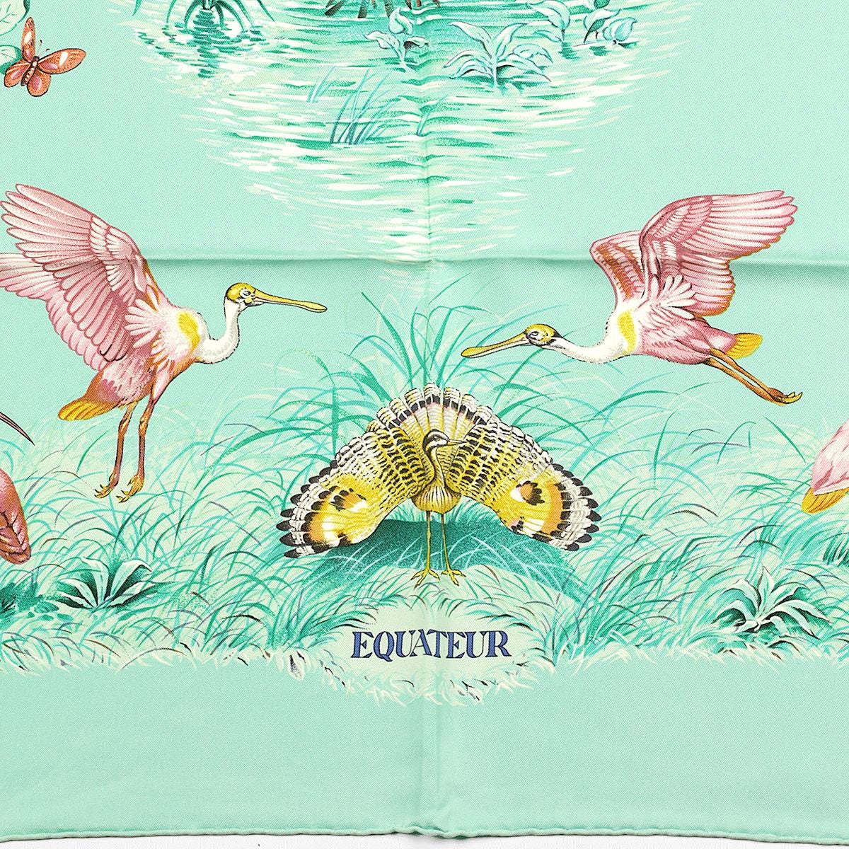 Hermes Scarf "Equateur" by Robert Dallet 90cm Silk | Wash Carre