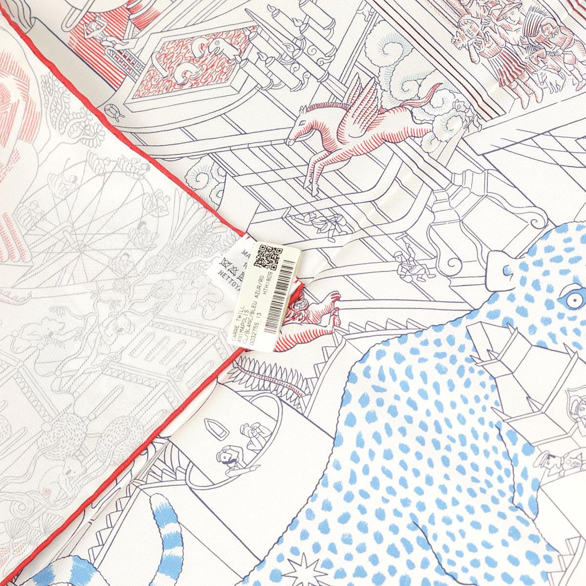 Hermes Scarf "Animapolis" by Jan Bajtlik 90cm Silk | NWT