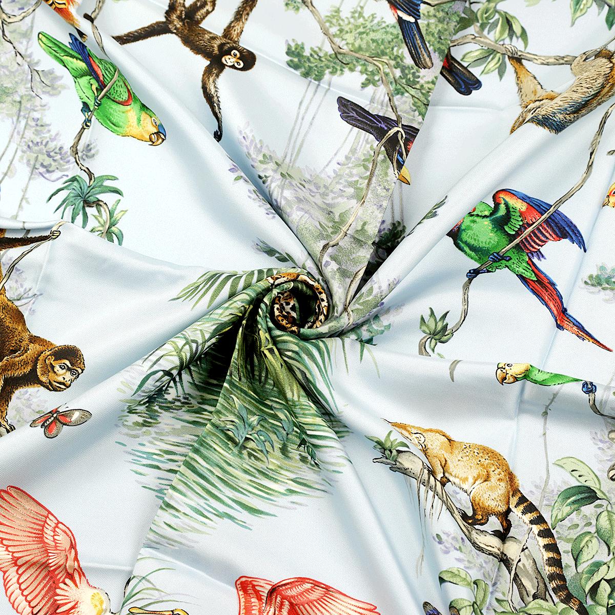 Hermes Scarf "Equateur" by Robert Dallet 90cm Silk | Foulard Carre