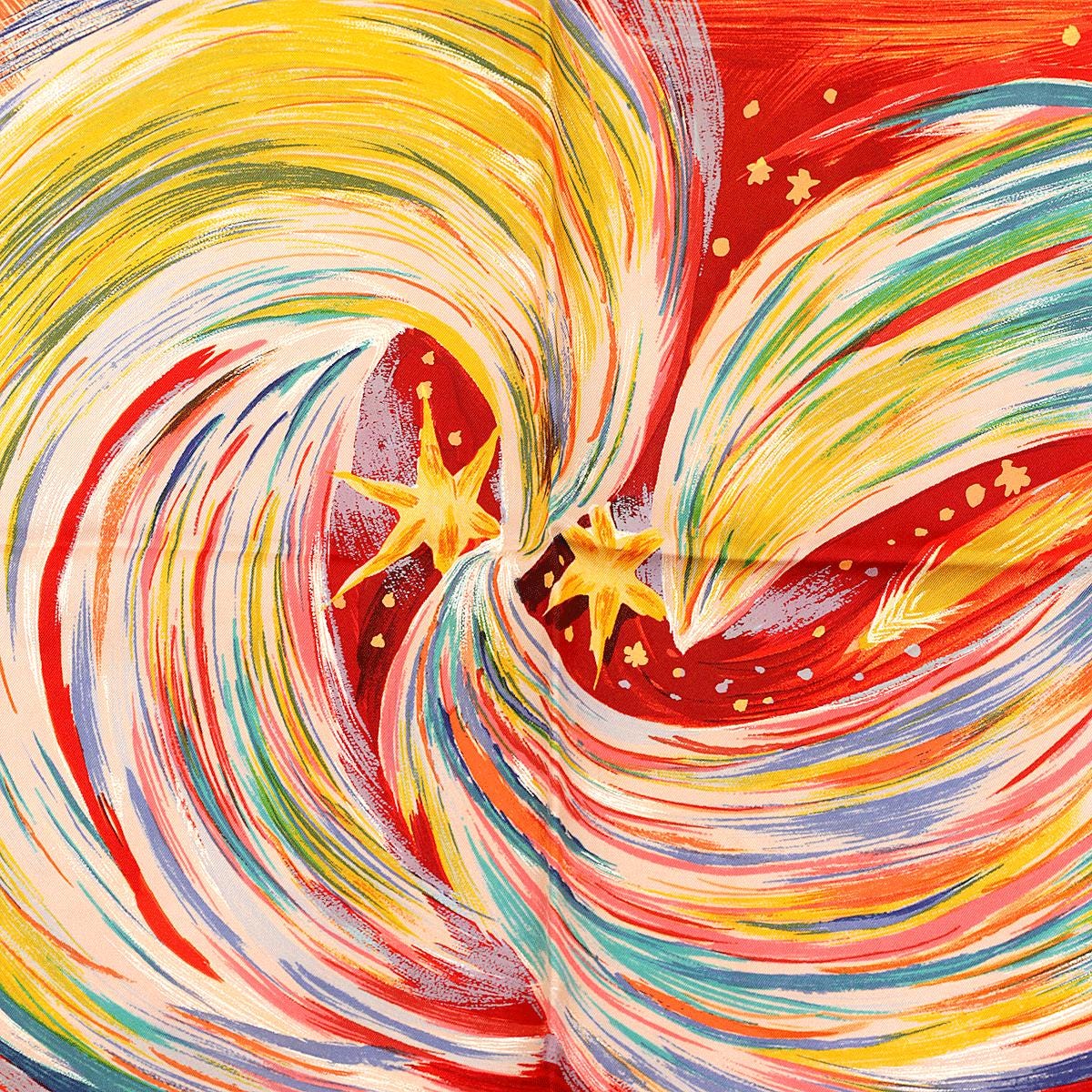 Hermes Scarf "Feux du Ciel" by Sefedin Kwumi 90cm Silk | Foulard Carre