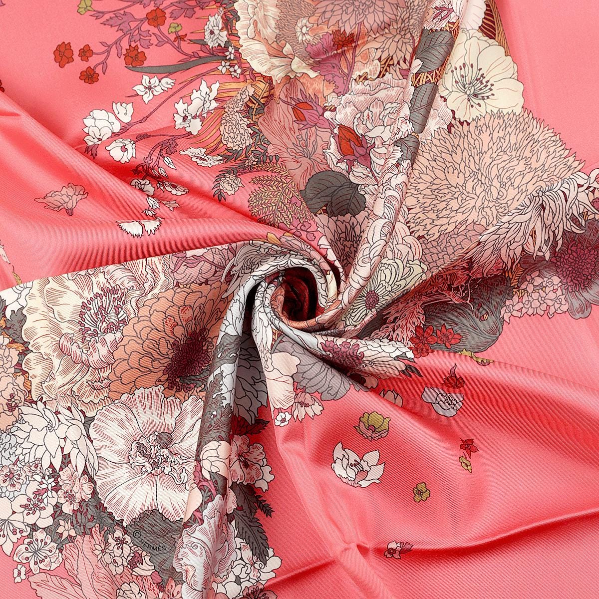 Hermes Scarf "Robe Legere" by Théo de Gueltzl 90cm Silk | NWT