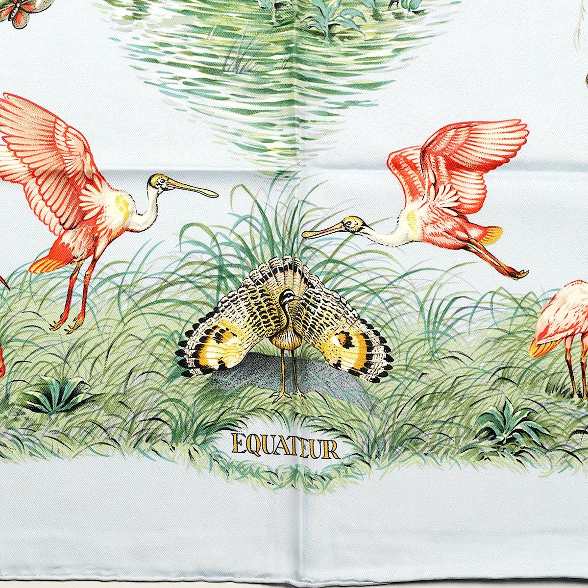 Hermes Scarf "Equateur" by Robert Dallet 90cm Silk | Foulard Carre