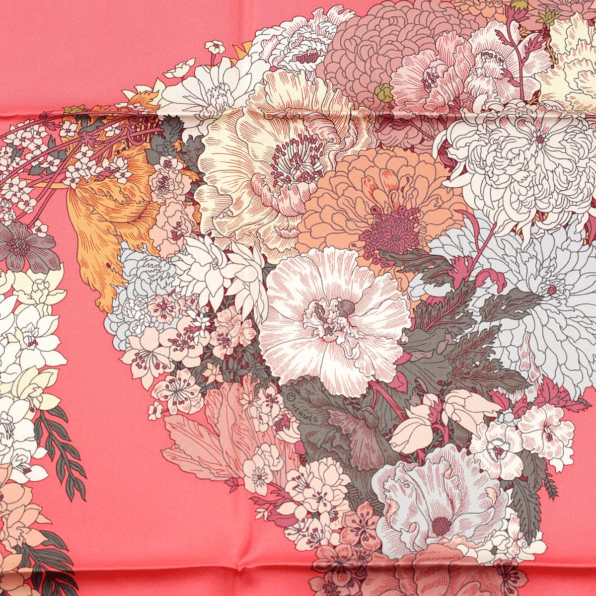 Hermes Scarf "Robe Legere" by Théo de Gueltzl 90cm Silk | NWT