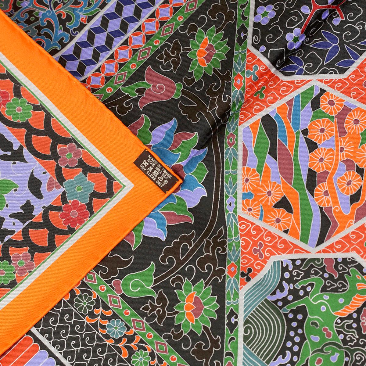 Hermes Scarf "Collections Imperiales" by Catherine Baschet 90cm Silk