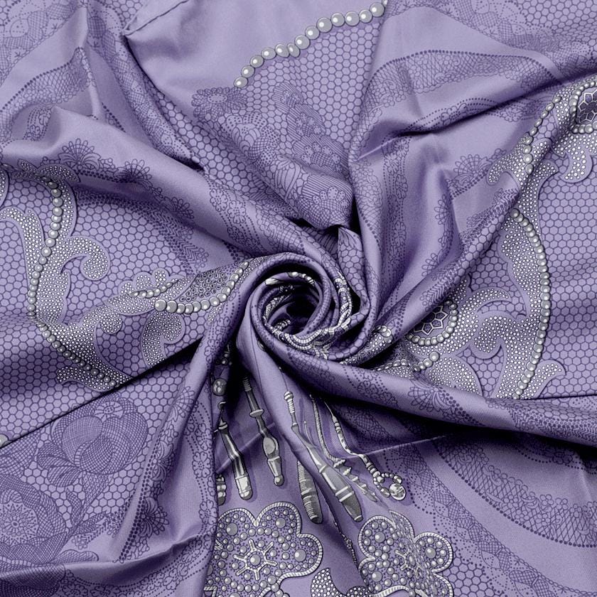 Hermes Scarf "Doigts de Fee" by Caty Latham 90cm Silk