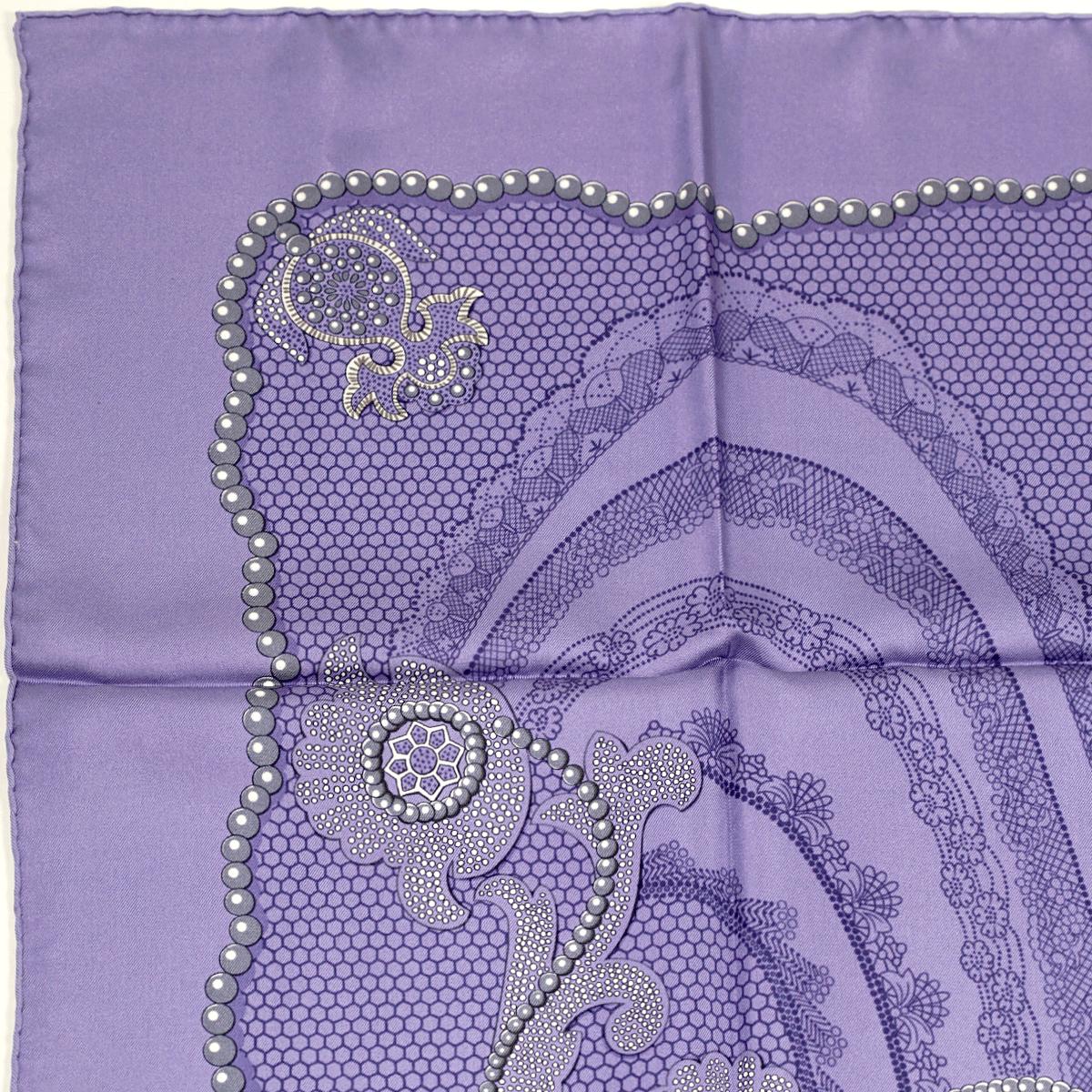 Hermes Scarf "Doigts de Fee" by Caty Latham 90cm Silk