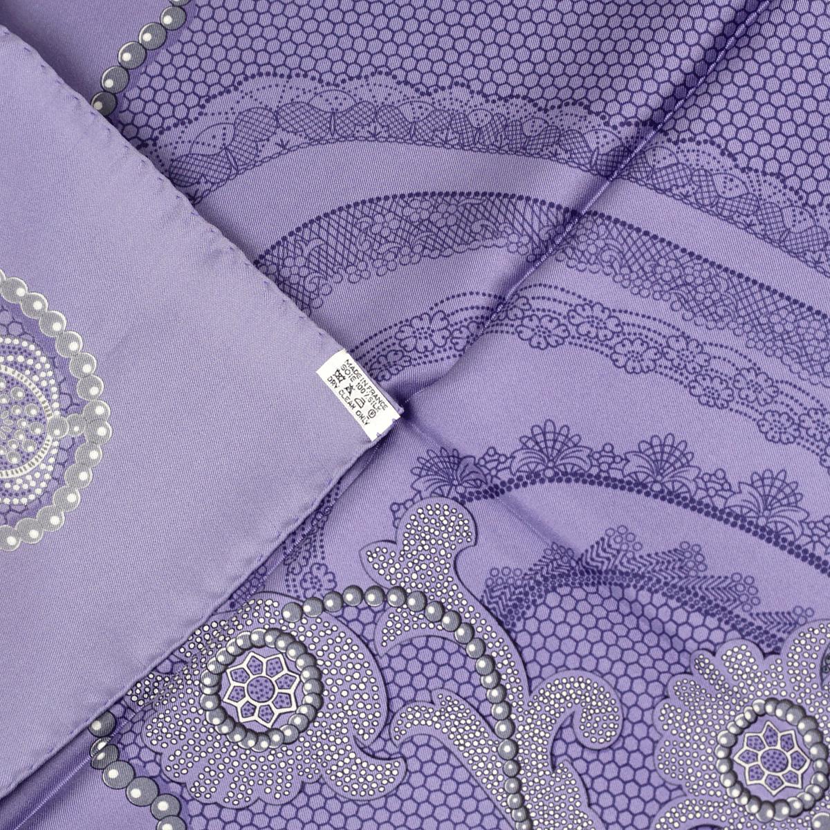 Hermes Scarf "Doigts de Fee" by Caty Latham 90cm Silk