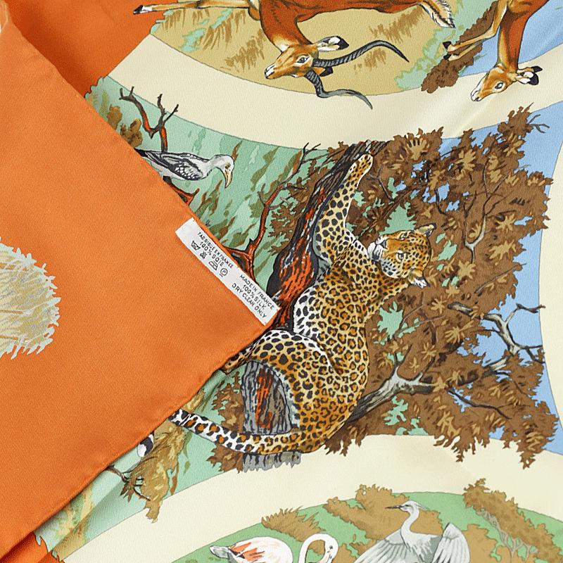 Hermes Scarf "Tanzanie" by Robert Dallet 90cm Silk | Carre Foulard