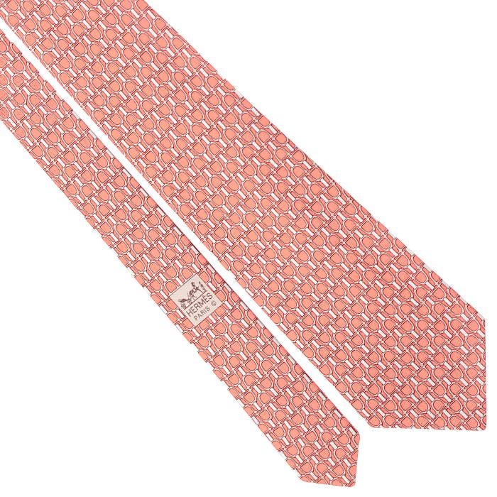 Hermes Men's Silk Tie Geometric Pattern 5362 | Necktie Cravate