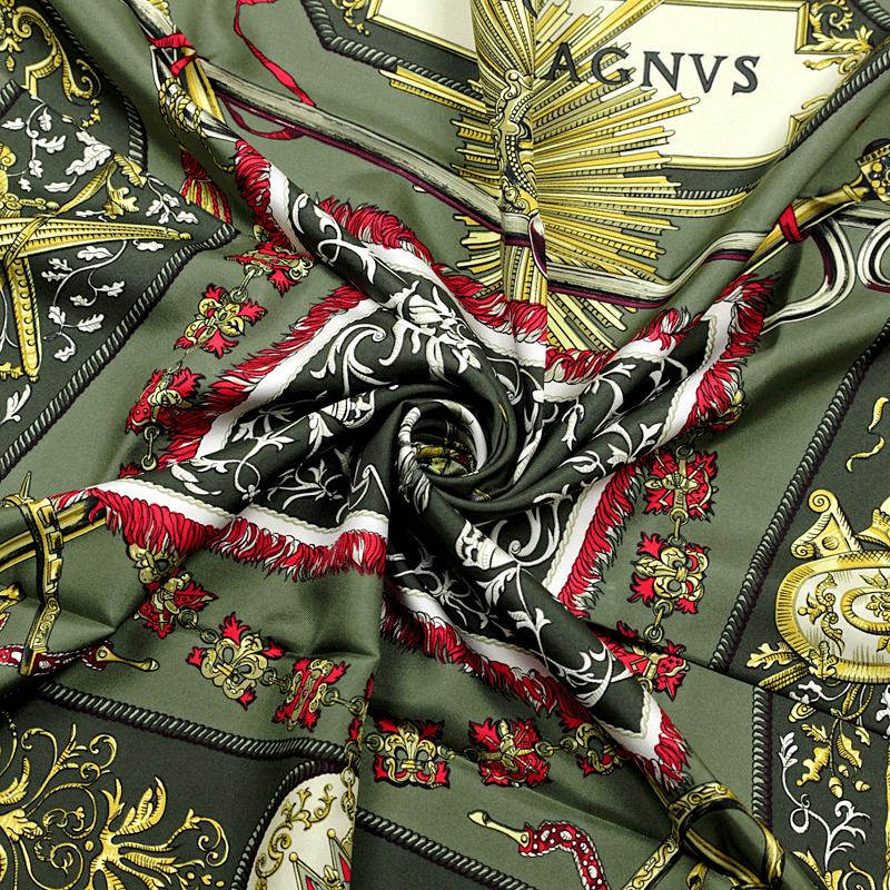 Hermes Scarf "Ludovicus Magnus" by Françoise De La Perriere 90cm Silk | Carre Foulard